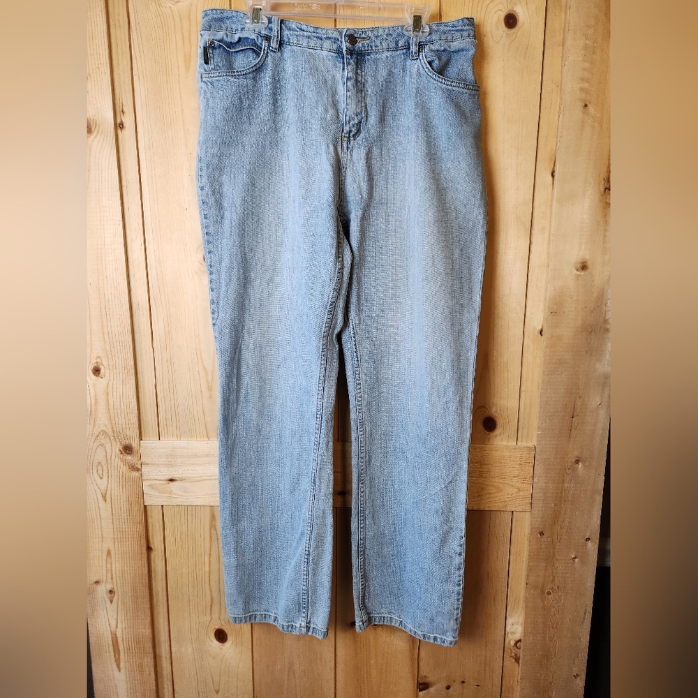 Cabela's Outdoor Gear Cotton Blend Distressed Straight Denim Jeans